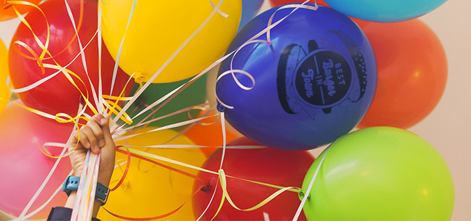 Werbeluftballons mit Logo